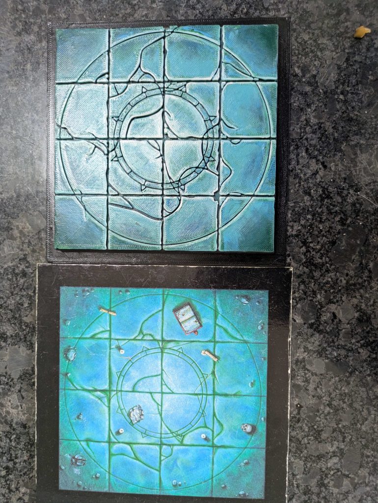 The Circle of Power - struggled with the very bright green/turquoise colouring of this so i might re-visit it later