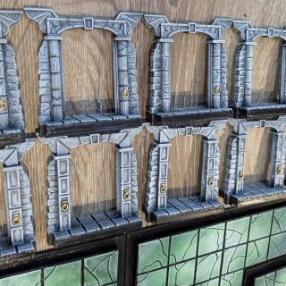 FULL SET OF PAINTED BOARD SECTIONS