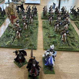 Basing the enemy - Oldhammer Gondor and Rohan