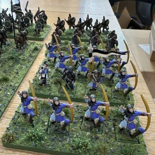 Basing the enemy - Oldhammer Gondor and Rohan