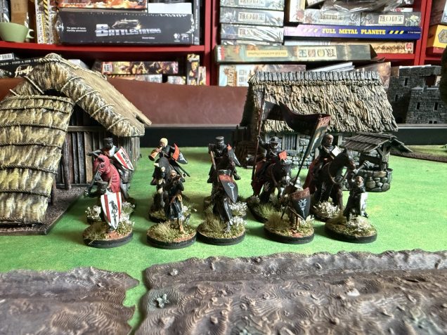 Lord Theobald of Ashenmere - Mounted Command Group