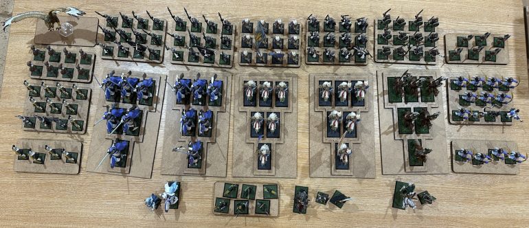 Basing the enemy - Oldhammer Gondor and Rohan