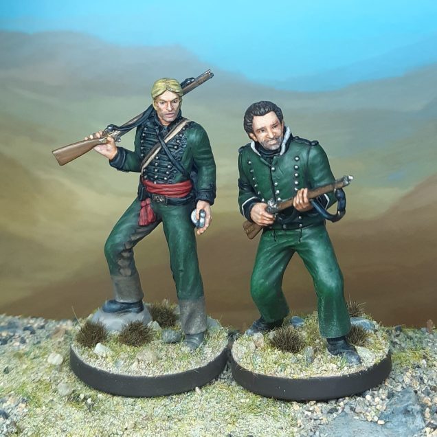Sharpe and Harper, awaiting the rest of the Chosen Men.