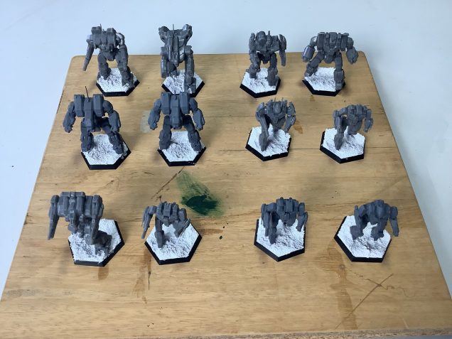 After an overnights dry ready to be primed.