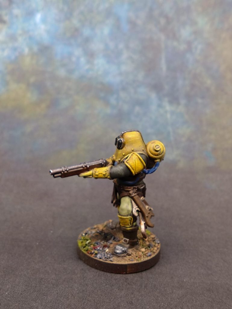 Triton Infantry - 28mm minis from the Of Oil and Iron universe. Going to use them in Death Fields Arena as The Damned alternatives, to play against my Wargames Atlantic The Damned minis.