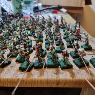 That's the first coat done - on the bodies.