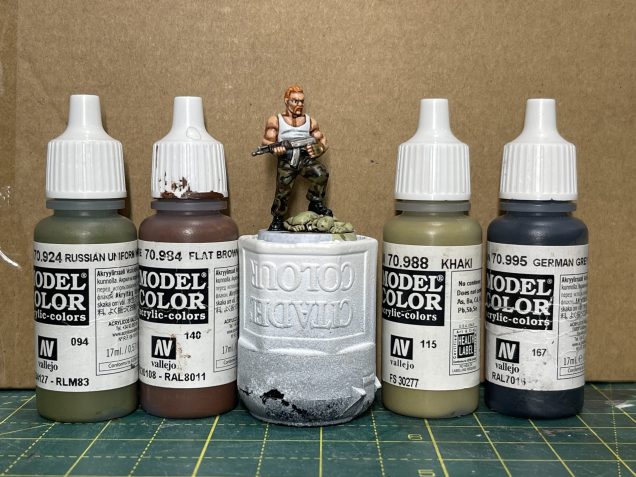 Abraham and woodland camo