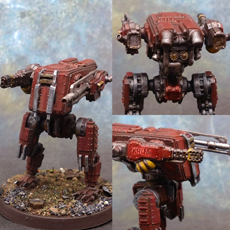 But he also sent me two Krim models. This Krim Corporation Ravager Medium Frame model and...