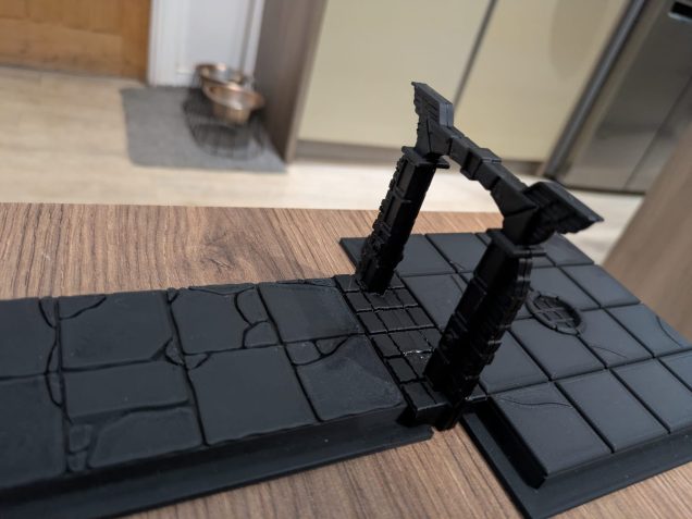 I might revisit the stone slabs on the base of my doorways to bring them in line with the other board setcions