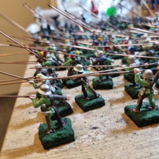 That's the first coat done - on the bodies.