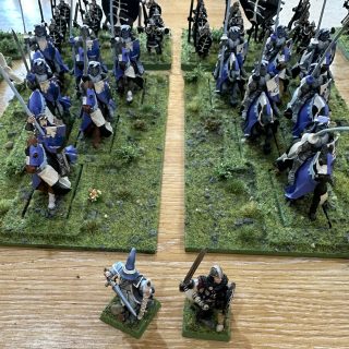 Basing the enemy - Oldhammer Gondor and Rohan