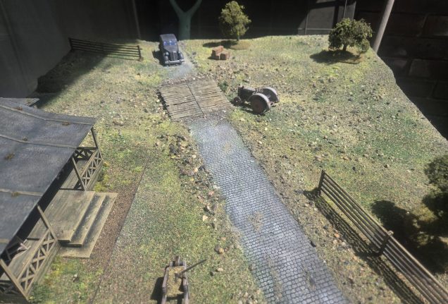 Terrain board finished and a few Ghouls