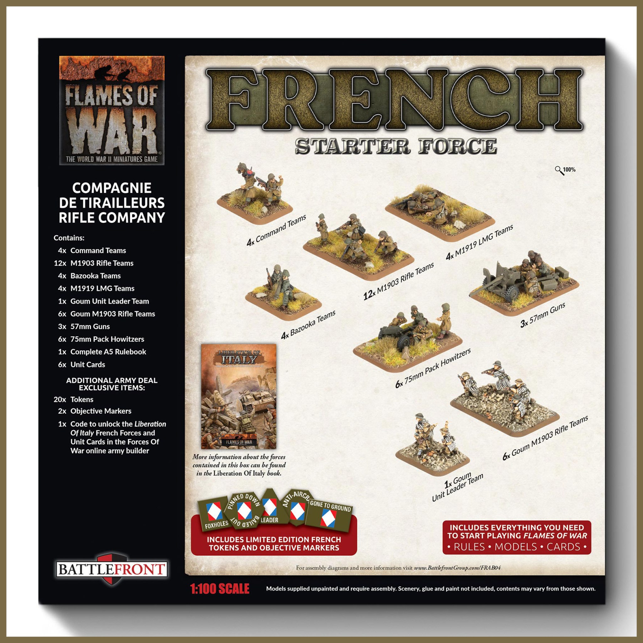 French Compagnie de Tirailleurs Rifle Company - Contents - Flames of War