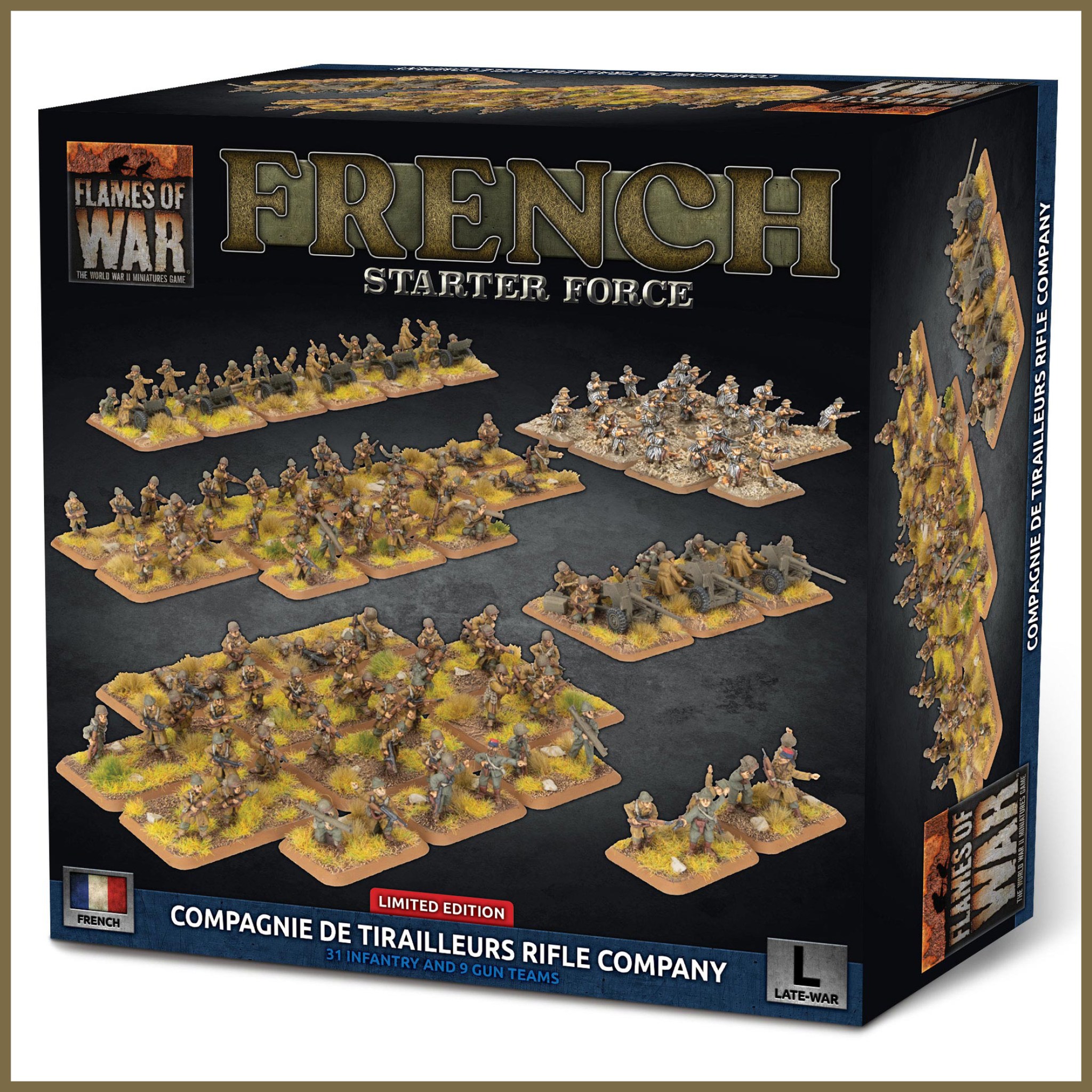 French Compagnie de Tirailleurs Rifle Company - Flames of War