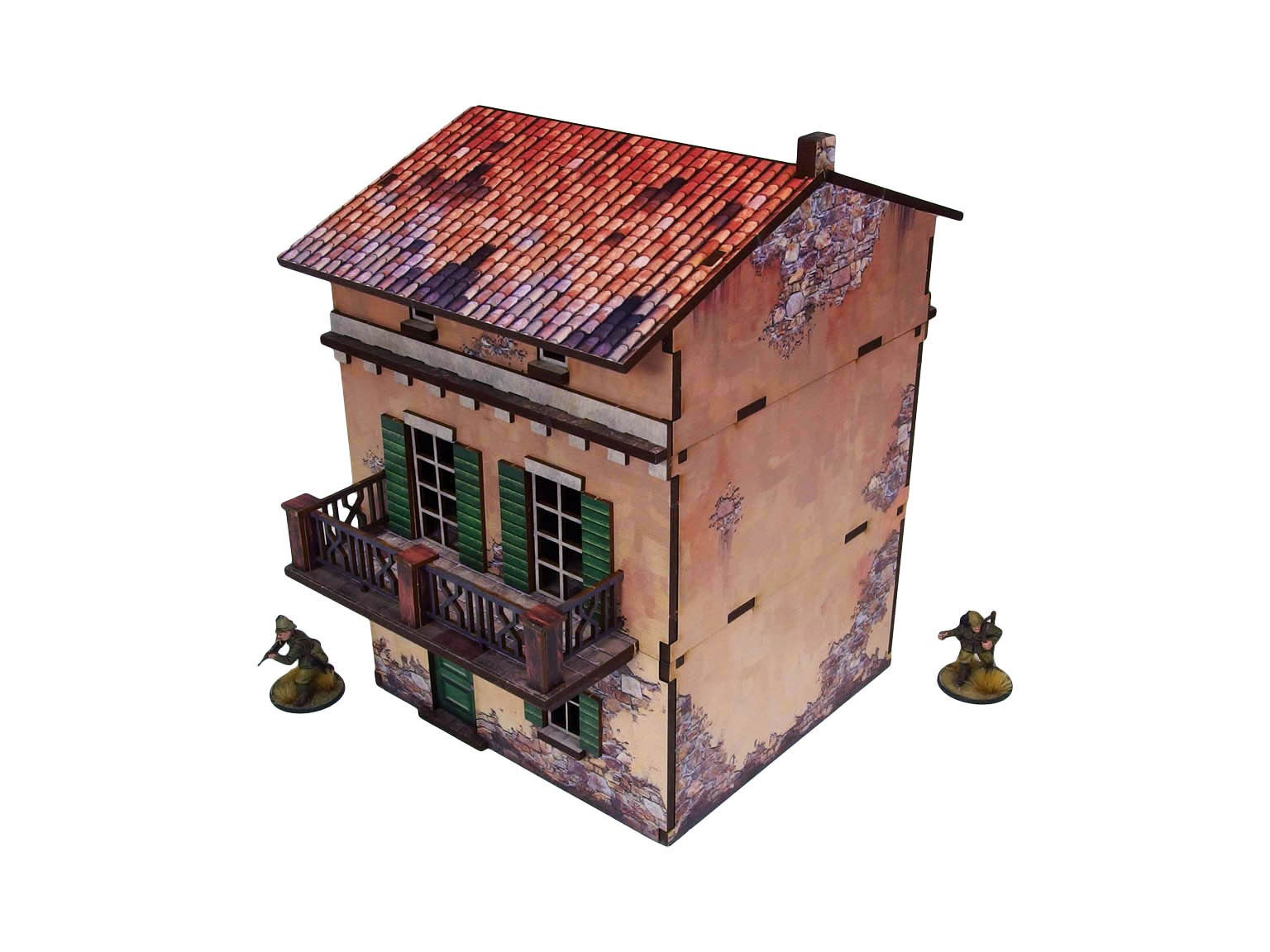 WW2 Italy Balcony House - Micro Art Studio