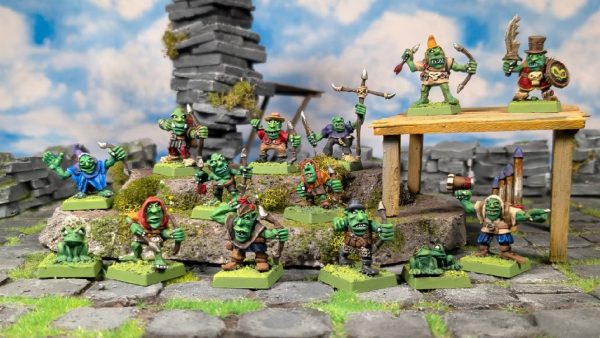Pilfer Some Old School 28mm Scale Fantasy Goblin Archers!