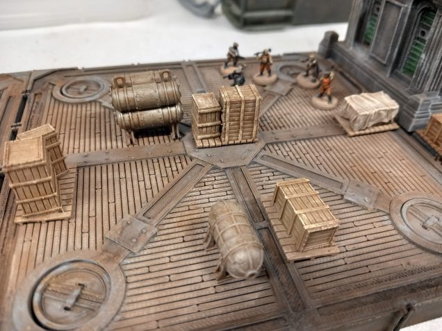 Minis ready for scenario 1