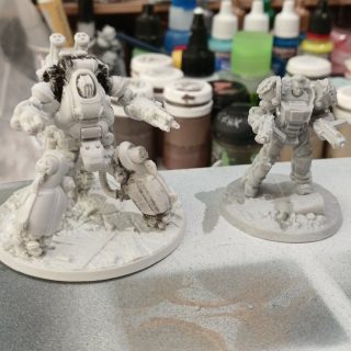 Raiders and Sentry Bot underway