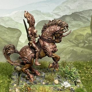 La Lionne Rousse and Sister Standard command stands