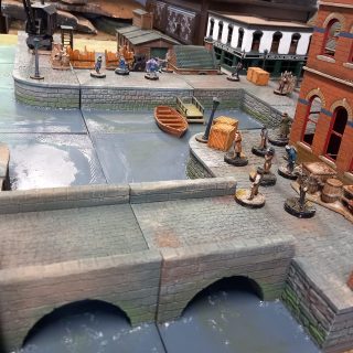 Down the docks