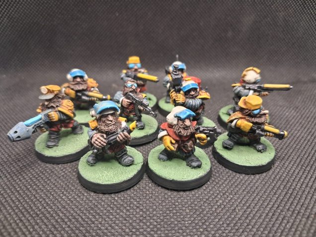 Been painting up some squats to use as cadiens in 11th edition when it drops.