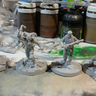 Raiders and Sentry Bot underway