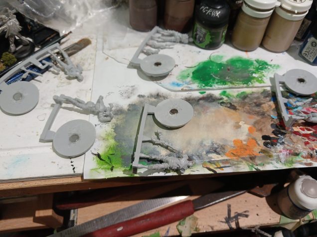 Raiders and Sentry Bot underway