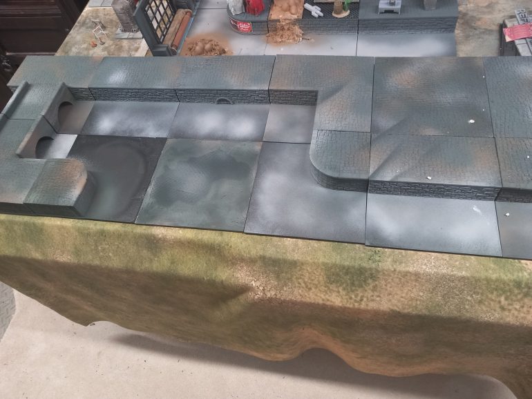 I had printed some harbour pieces that are modular for my nukaworld project and i thought they would be useful for other games. My victorian games came to mind. After painting them i added water effects