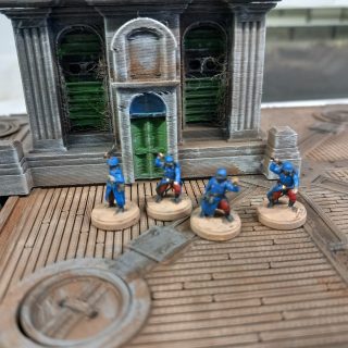 Minis ready for scenario 1
