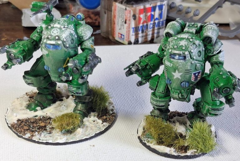 Guardian and Jackal Respectively, detail on casting upgrade below.