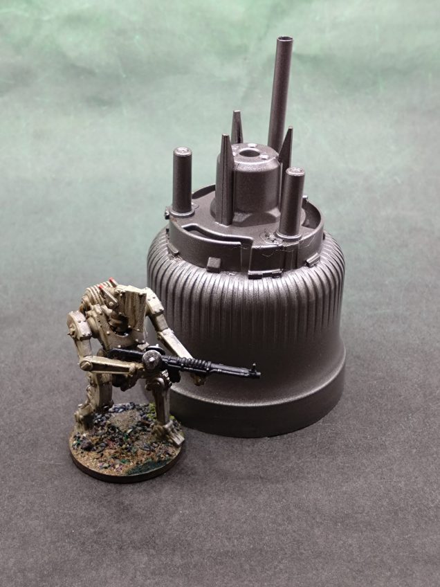 At 32mm or 15mm these sci-fi odd looking bits seem to work.