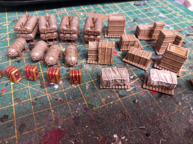 Minis ready for scenario 1