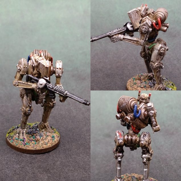 I will use them as bad guys in something at some point. They are a chunky 32mm scale, but as droids the scale isn't a big deal.