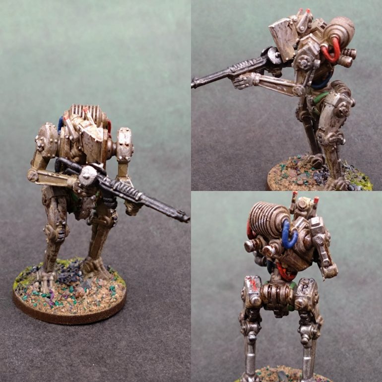 I will use them as bad guys in something at some point. They are a chunky 32mm scale, but as droids the scale isn't a big deal.