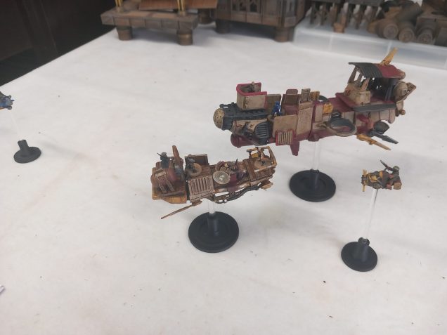 The captain attempts to board his old vessel but thanks to the bikes compulsory move it slams into the shuttle and is destroyed. This doesn't stop the blades lady leaping aboard the tugboat and begin chopping up the company officers. However two company patrol bikes arrive on the scene 