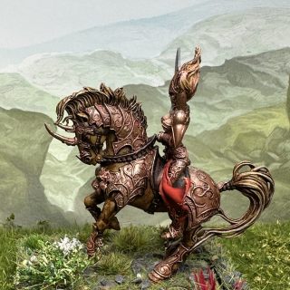 La Lionne Rousse and Sister Standard command stands