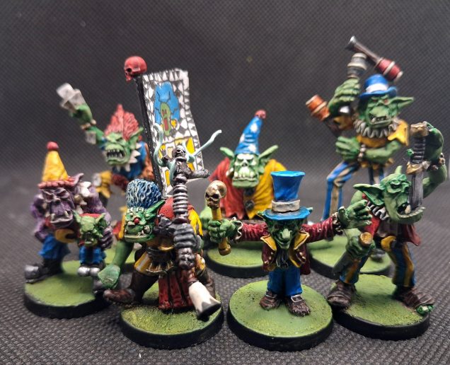 I like to imagine the orks watching cant work out how the puppet moves as the puppeteer ork has painted himself purple