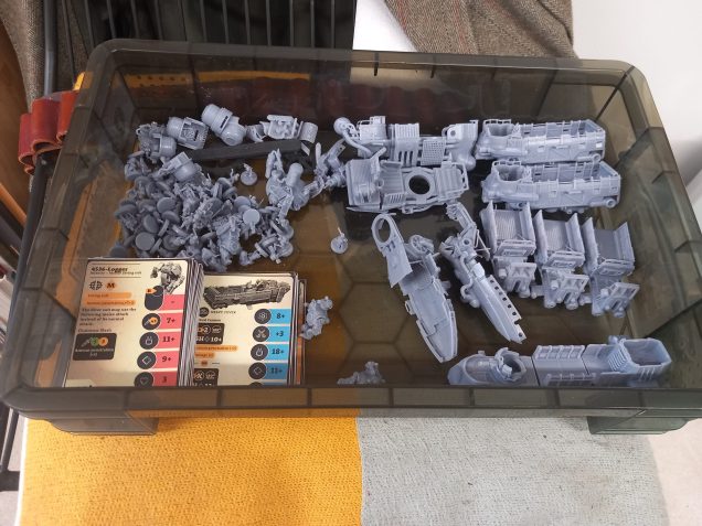 So far everything gits in an A4 useful box