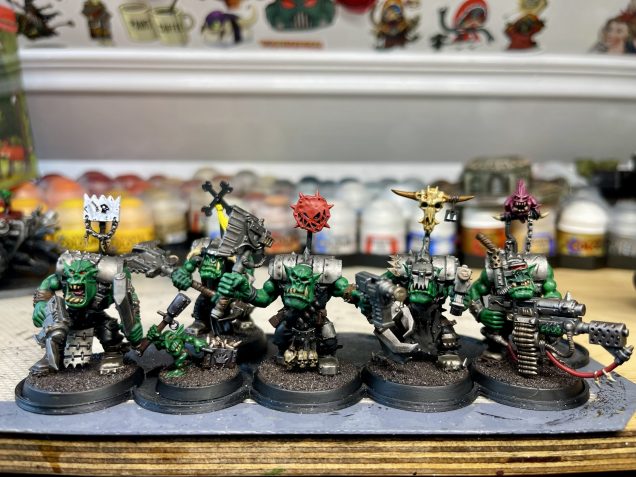 Waaaaagh! Quite a chunk of the horde was knocked out to at least tabletop standard, now onto the rest of my green boyz and their mechanical creations!