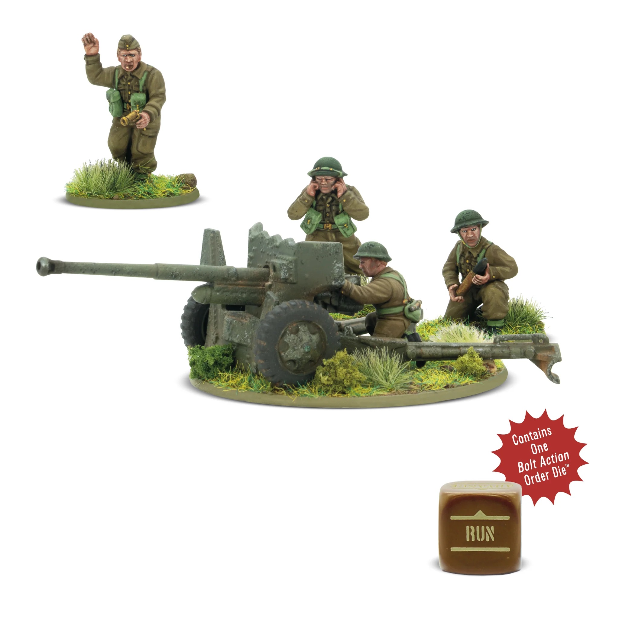 British 6-Pounder Anti Tank Gun - Bolt Action
