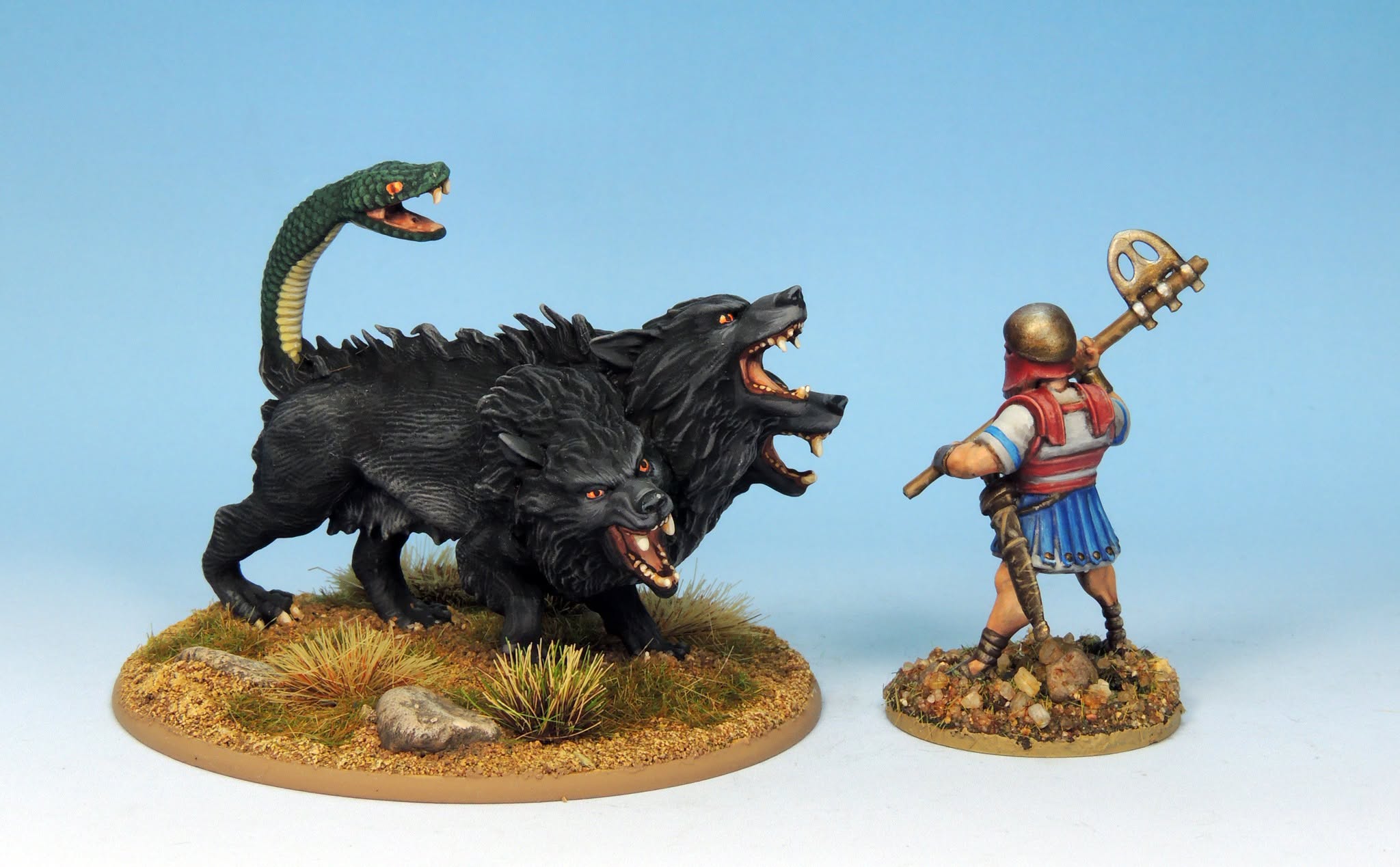 Cerberus Scale Comparison - Warriors of Athena