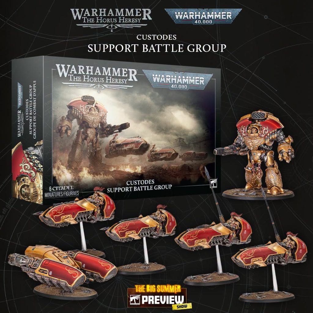 Elite New Plastic Adeptus Custodes For Warhammer: The Horus Heresy ...