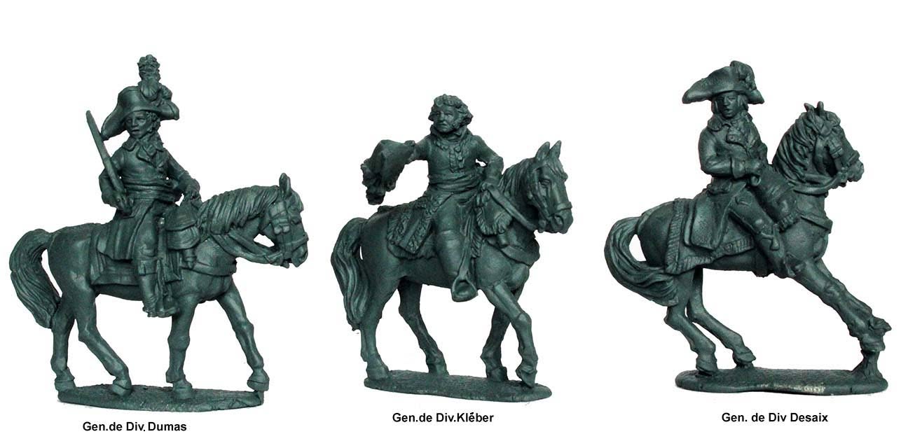 Desaix Dumas and Kleber - Perry Miniatures