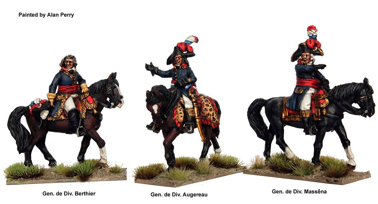 Massena Augereau and Berthier - Perry Miniatures