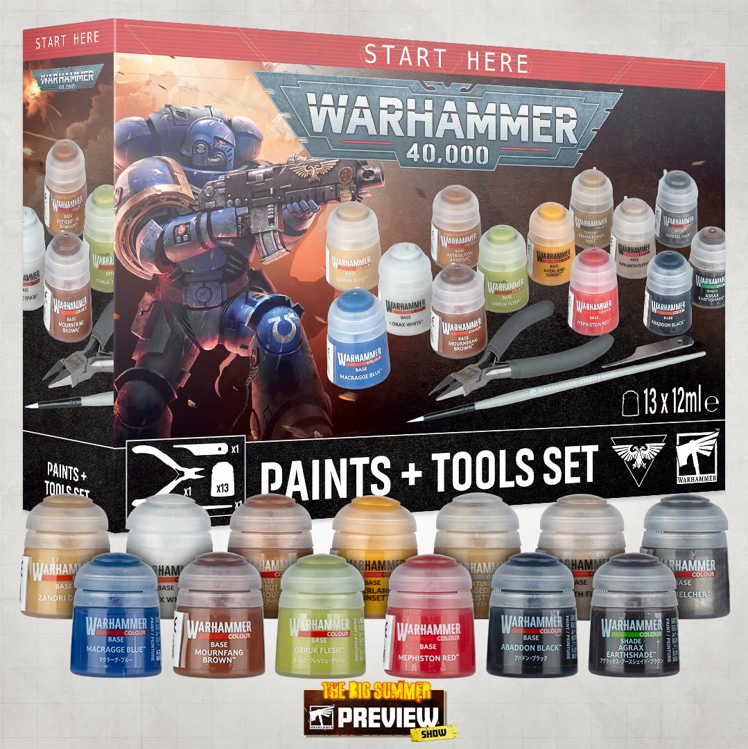 Paints & Tools Set - Warhammer 40K