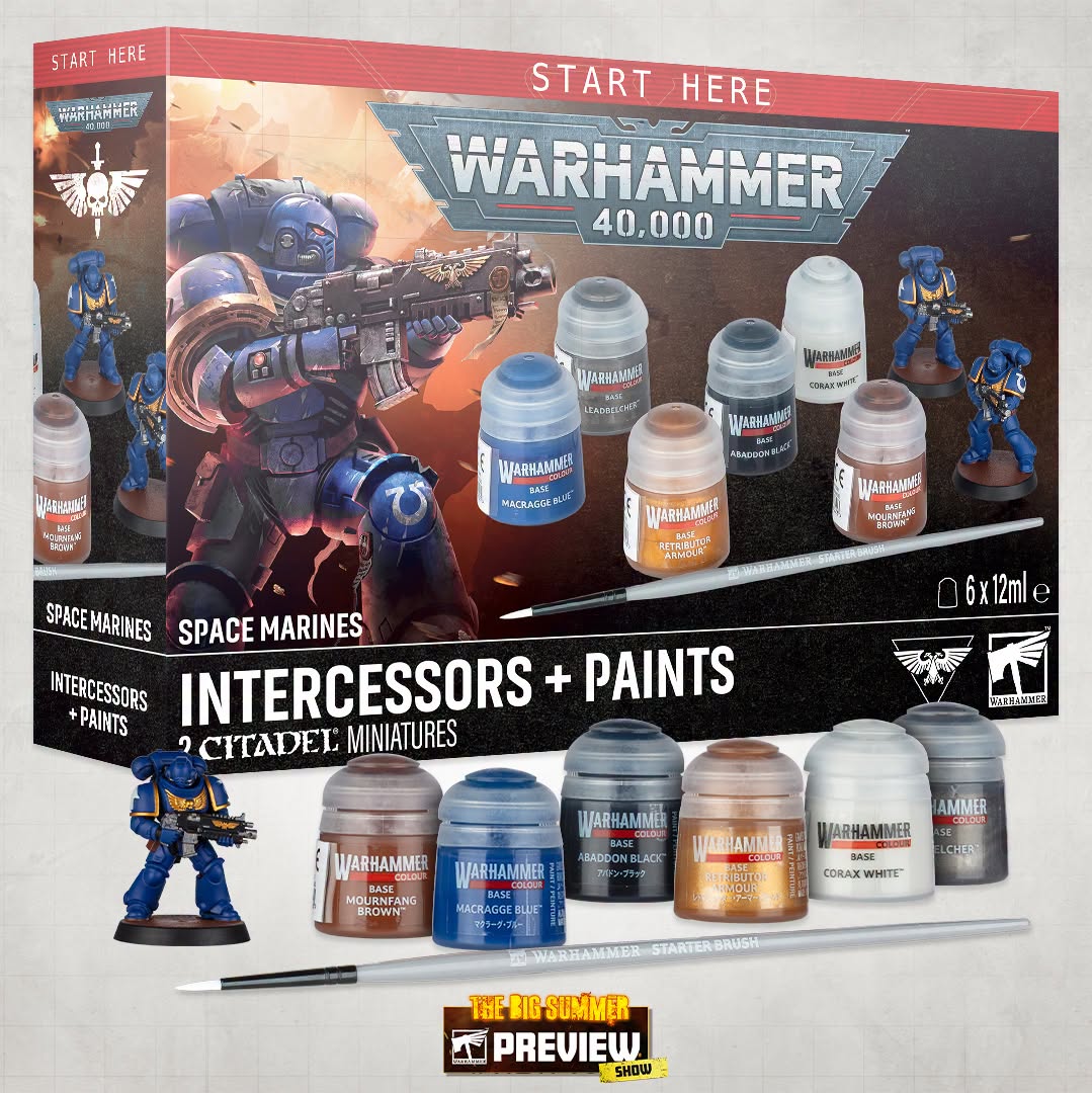 Space Marine Paint Set - Warhammer 40K