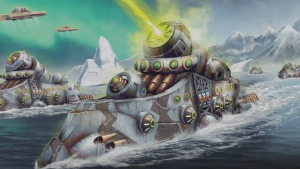 Dystopian Wars Enlightened Reinforcements & New Gaming Mats