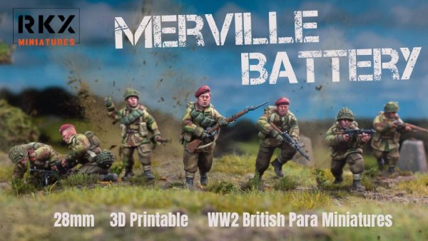 Grab RKX’s Merville Battery Assault British For WW2 Wargaming