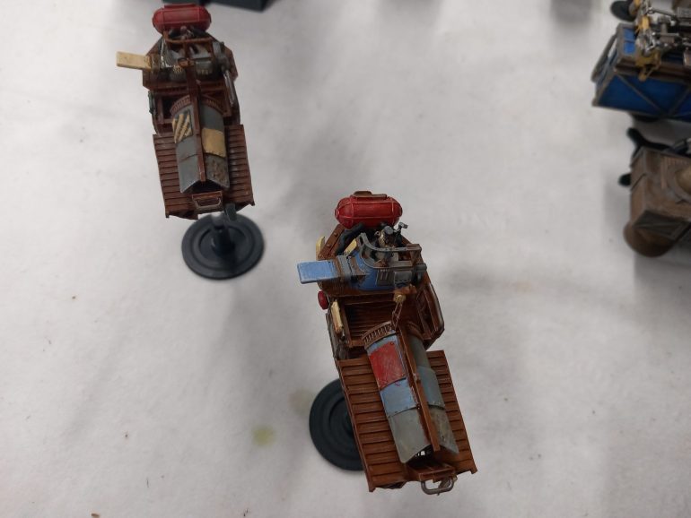 Two of the same model painted differently 