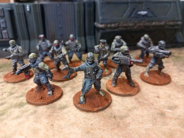 The tech gangers made up from the stargrave  cyborg box